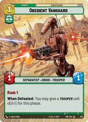 Obedient Vanguard - 375 - Common (Hyperspace) - Twilight of the Republic