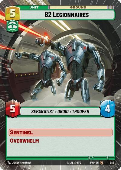 B2 Legionnaires - 383 - Common (Hyperspace) - Twilight of the Republic