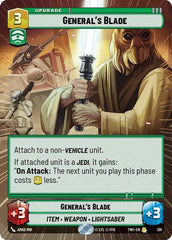 General's Blade - 391 - Rare (Hyperspace) - Twilight of the Republic