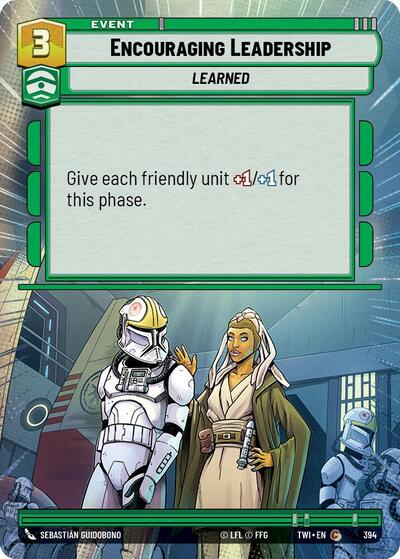 Encouraging Leadership - 394 - Common (Hyperspace) - Twilight of the Republic