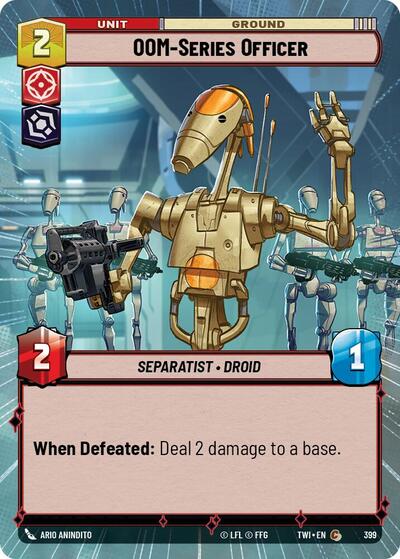 OOM-Series Officer - 399 - Common (Hyperspace) - Twilight of the Republic
