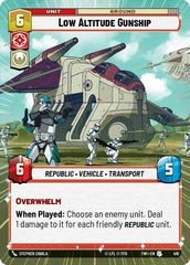 Low Altitude Gunship - 416 - Uncommon (Hyperspace) - Twilight of the Republic