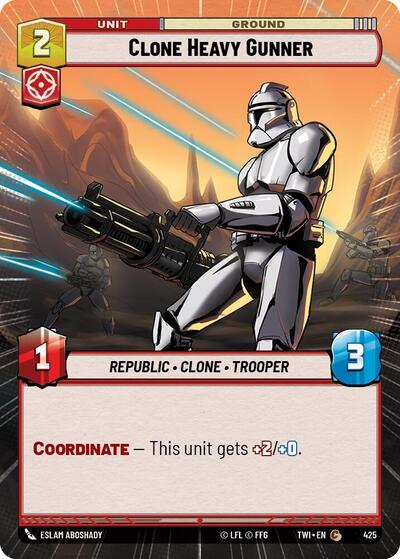 Clone Heavy Gunner - 425 - Common (Hyperspace) - Twilight of the Republic