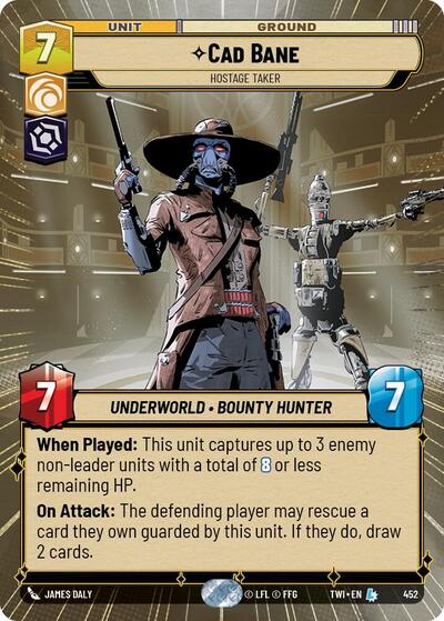 Cad Bane - Hostage Taker - 452 - Legendary (Hyperspace) - Twilight of the Republic