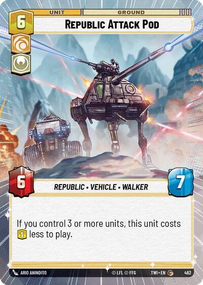 Republic Attack Pod - 462 - Common (Hyperspace) - Twilight of the Republic