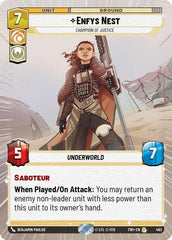 Enfys Nest - Champion of Justice - 463 - Rare (Hyperspace) - Twilight of the Republic