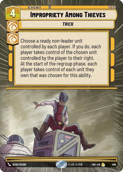 Impropriety Among Thieves - 469 - Rare (Hyperspace) - Twilight of the Republic