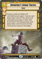 Impropriety Among Thieves - 469 - Rare (Hyperspace) - Twilight of the Republic