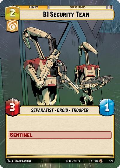 B1 Security Team - 472 - Common (Hyperspace) - Twilight of the Republic
