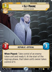 Sly Moore - Secretive Advisor - 476 - Rare (Hyperspace) - Twilight of the Republic