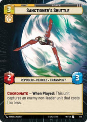 Sanctioner's Shuttle - 478 - Uncommon (Hyperspace) - Twilight of the Republic