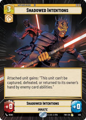 Shadowed Intentions - 485 - Rare (Hyperspace) - Twilight of the Republic