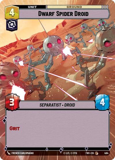 Dwarf Spider Droid - 494 - Common (Hyperspace) - Twilight of the Republic