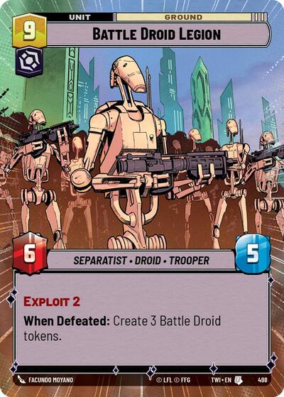 Battle Droid Legion - 498 - Uncommon (Hyperspace) - Twilight of the Republic
