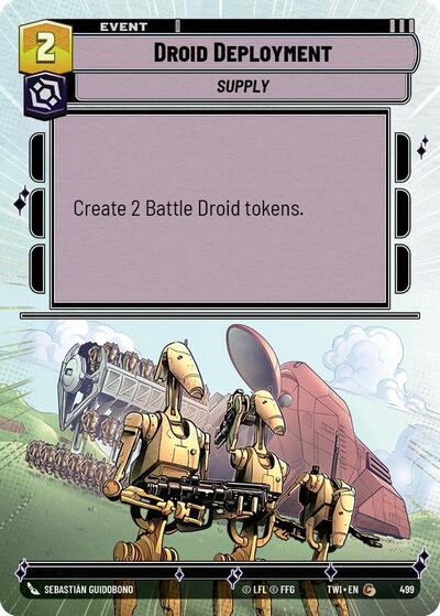 Droid Deployment - 499 - Common (Hyperspace) - Twilight of the Republic