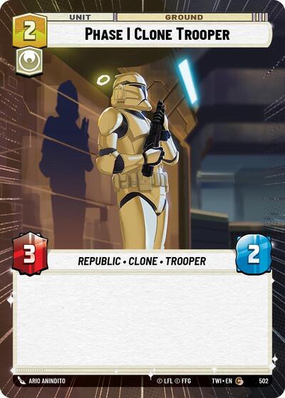 Phase I Clone Trooper - 502 - Common (Hyperspace) - Twilight of the Republic