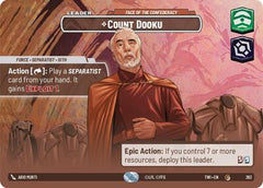 Count Dooku - Face of the Confederacy - 262 - Common (Showcase) - Twilight of the Republic