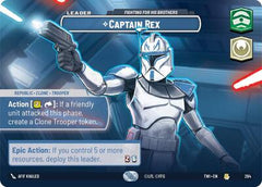 Captain Rex - Fighting For His Brothers - 264 - Rare (Showcase) - Twilight of the Republic