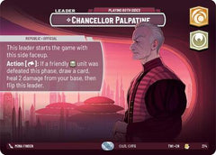 Chancellor Palpatine - Playing Both Sides - 274 - Rare (Showcase) - Twilight of the Republic