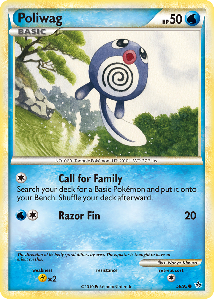 Poliwag - 58/95 - HS—Unleashed