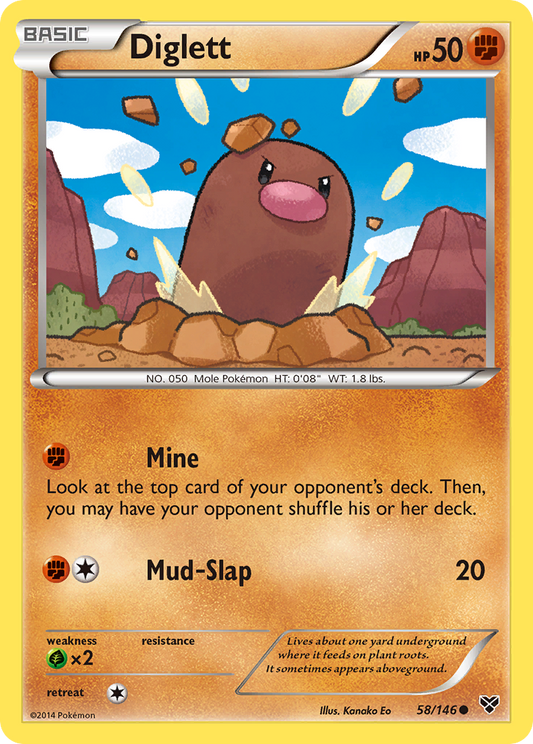 Diglett - 058/146 - XY