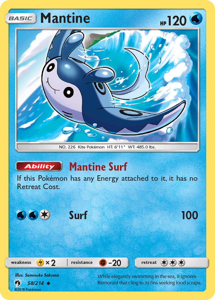 Mantine - 058/214 - Lost Thunder