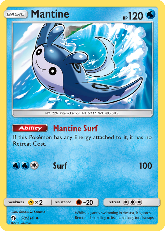 Mantine - 058/214 - Lost Thunder