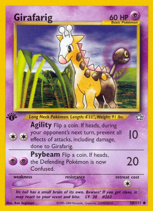 Girafarig - 058/111 - Neo Genesis