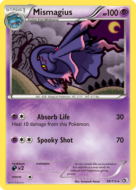 Mismagius - 058/113 - Legendary Treasures