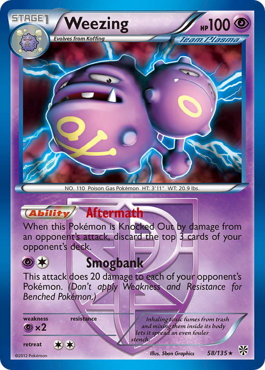 Weezing - 058/135 - Plasma Storm