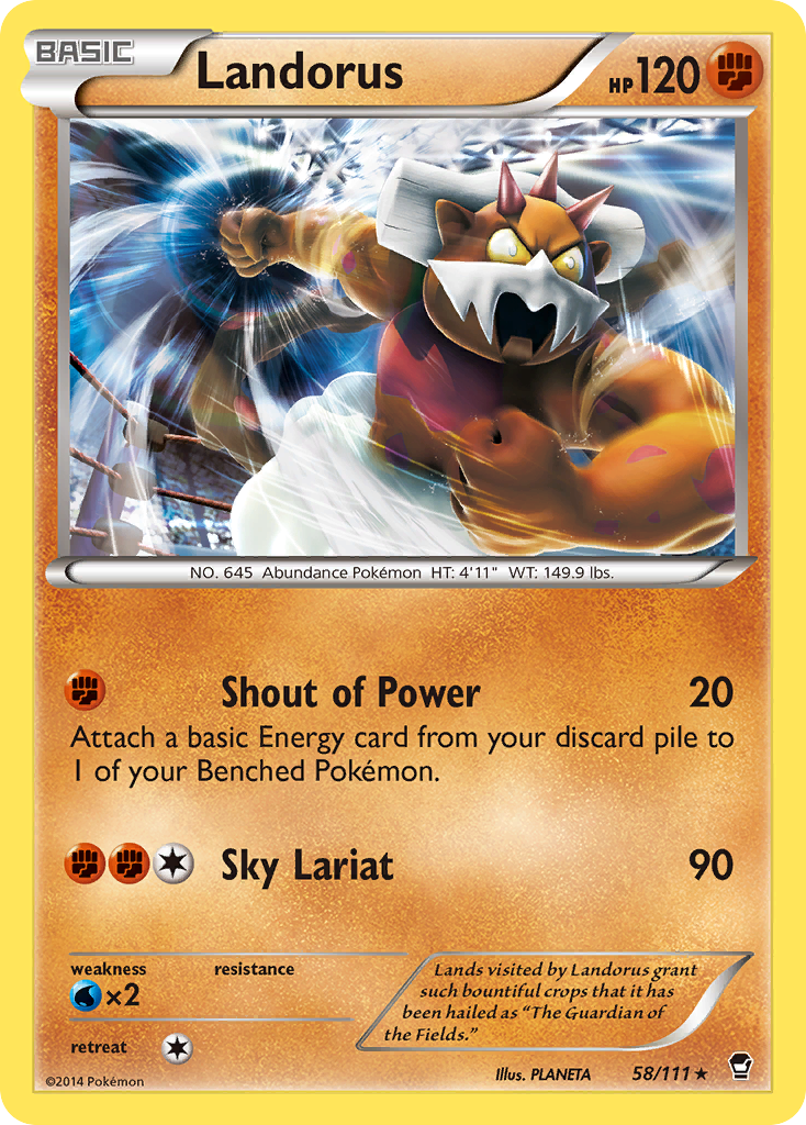 Landorus - 058/111 - Furious Fists