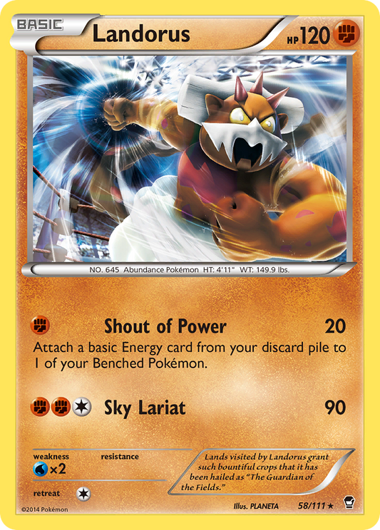 Landorus - 058/111 - Furious Fists