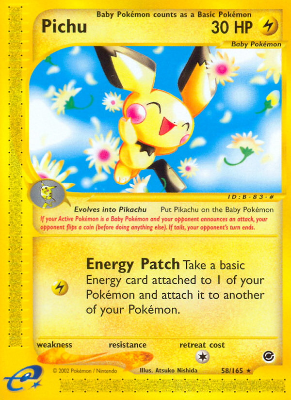 Pichu - 058/165 - Expedition Base Set