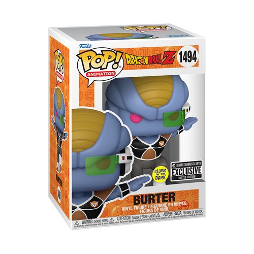 Dragon Ball Z Burter Glow-in-the-Dark Funko Pop! Vinyl Figure #1494 - Entertainment Earth Exclusive