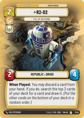 R2-D2 - Full of Solutions - 17/20 - Rare - Twilight of the Republic: Weekly Play Promos