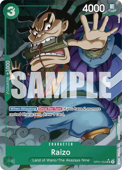 Raizo - OP01-052 - Uncommon (Full Art) - The Best