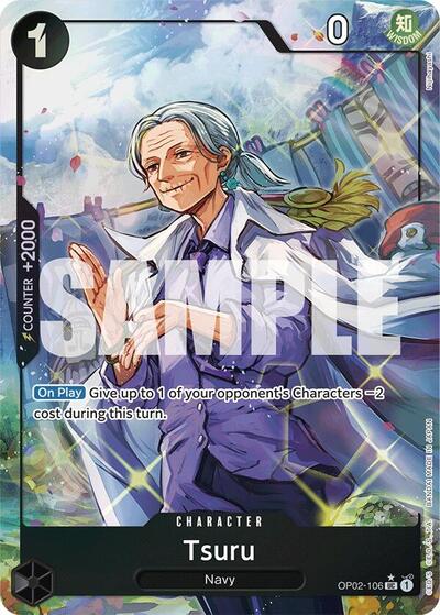 Tsuru - OP02-106 - Uncommon (Full Art) - The Best