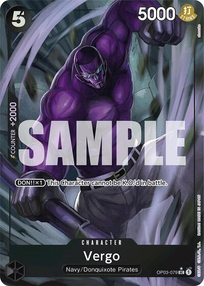 Vergo - OP03-079 - Uncommon (Full Art) - The Best