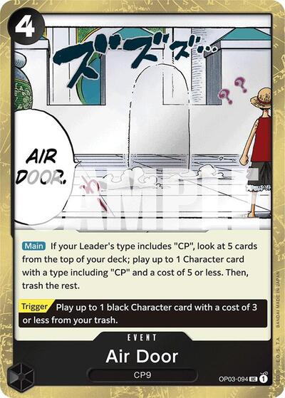 Air Door - OP03-094 - Uncommon (Jolly Roger Foil) - The Best
