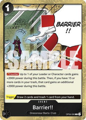 Barrier!! - OP04-095 - Common (Jolly Roger Foil) - The Best