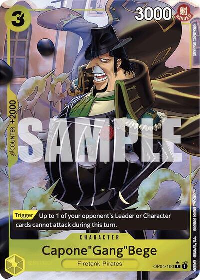 Capone"Gang"Bege - OP04-100 - Rare (Full Art) - The Best
