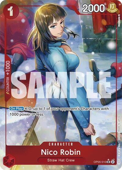 Nico Robin - OP05-010 - Uncommon (Full Art) - The Best