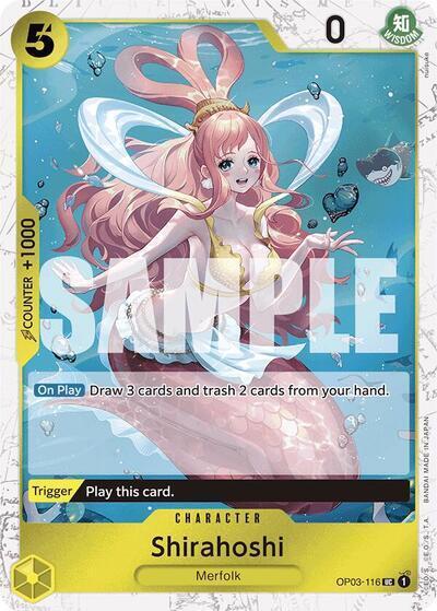 Shirahoshi - OP03-116 - Uncommon (Jolly Roger Foil) - The Best