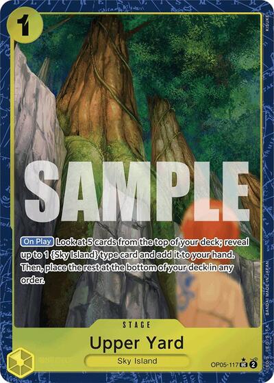 Upper Yard - OP05-117 - Uncommon (Alternate Art) - The Best