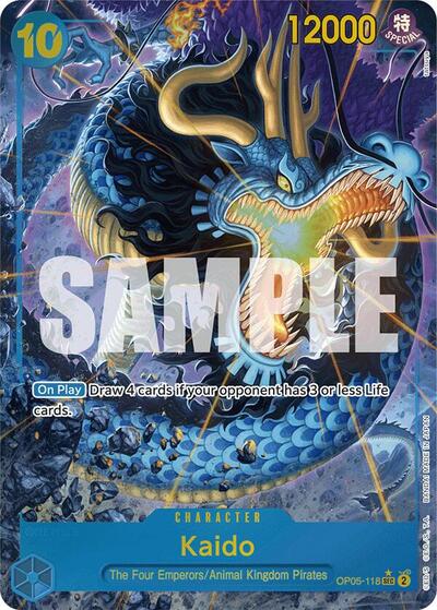 Kaido - OP05-118 - Secret Rare (Alternate Art) - The Best