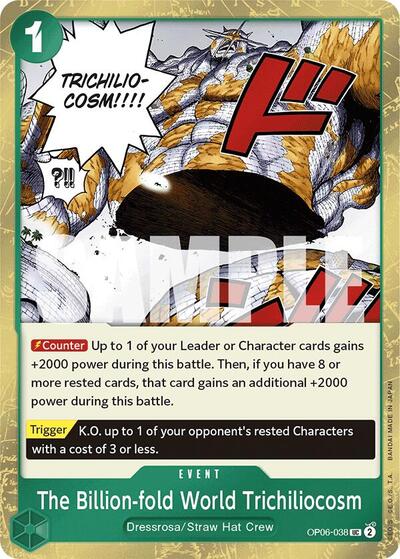 The Billion-fold World Trichiliocosm - OP06-038 - Uncommon (Jolly Roger Foil) - The Best