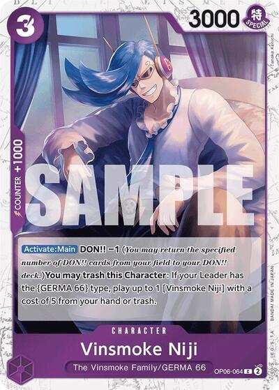 Vinsmoke Niji - OP06-064 - Common (Jolly Roger Foil) - The Best