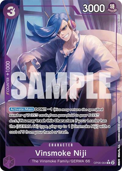 Vinsmoke Niji - OP06-064 - Common (Full Art) - The Best
