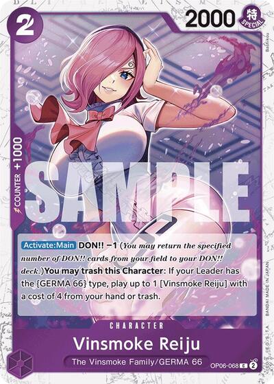 Vinsmoke Reiju - OP06-068 - Common (Jolly Roger Foil) - The Best