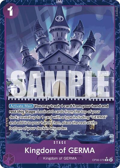 Kingdom of GERMA - OP06-079 - Common (Alternate Art) - The Best